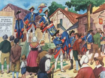 affiche scolaire école rossignol histoire les soldats sous Louis XIV