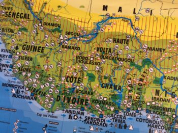 Affiche Scolaire École Afrique Mauritanie Mali Niger Guinée Sénégal Cameroun