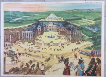 Affiche Scolaire École Histoire Construction du Château de Versailles