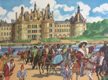 Affiche Scolaire Château Chambord Histoire De France