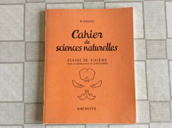 CAHIER DE SCIENCES NATURELLES