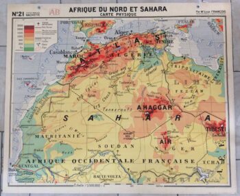 CARTE SCOLAIRE AFRIQUE DU NORD & SAHARA