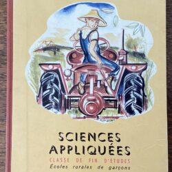 LIVRE SCOLAIRE ANCIEN SCIENCES APPLIQUÉES