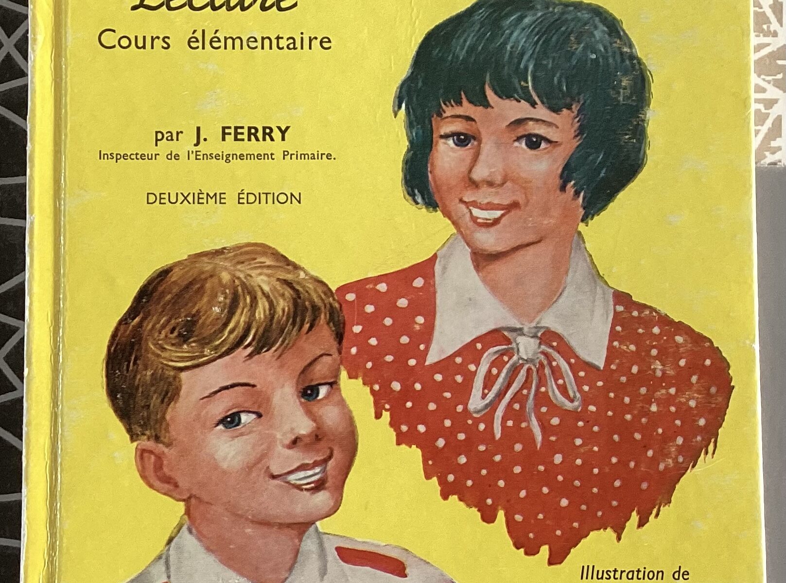 LIVRE SCOLAIRE ANCIEN MARTINE ET JACQUOU