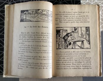 LIVRE SCOLAIRE CLAUDE ET ANTOINETTE A LA MAISON FORESTIÈRE