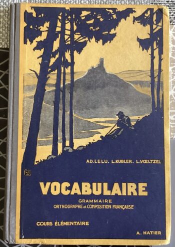 LIVRE SCOLAIRE ANCIEN VOCABULAIRE