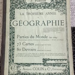 LIVRE SCOLAIRE GÉOGRAPHIE ARMAND COLIN