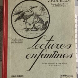 LIVRE SCOLAIRE ANCIEN LECTURES ENFANTINES