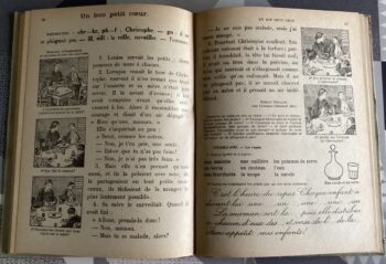 LIVRE SCOLAIRE ANCIEN LECTURES ENFANTINES