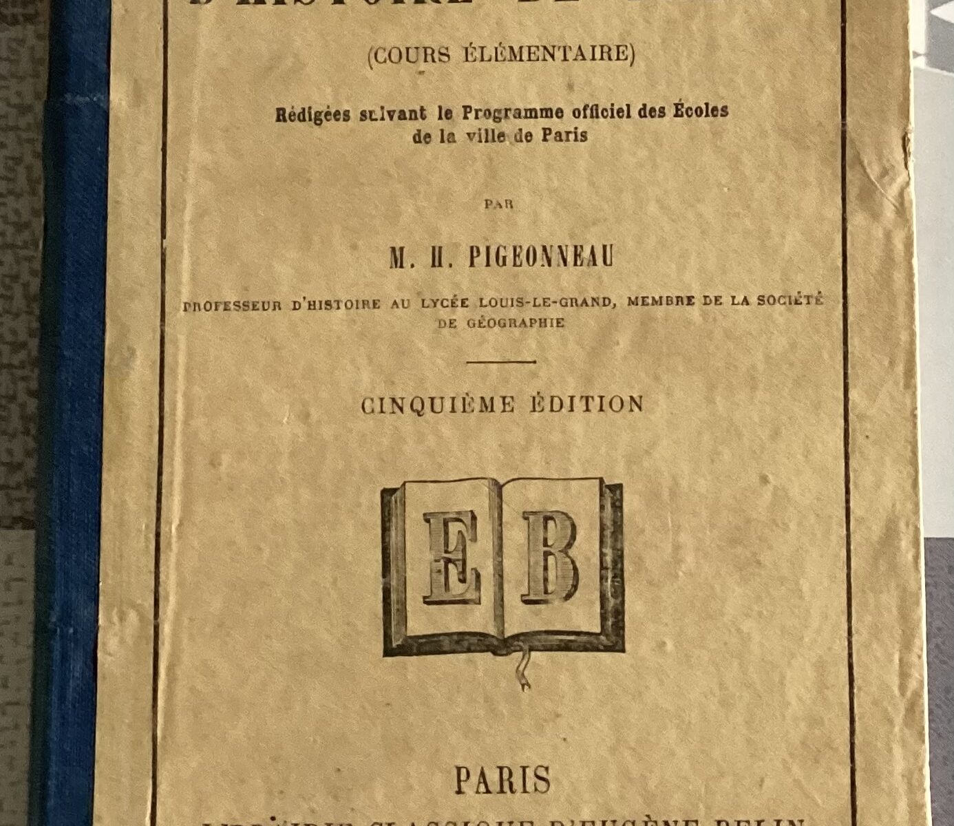 PREMIÈRES LECTURES HISTOIRE DE FRANCE COURS ÉLÉMENTAIRE