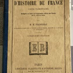 PREMIÈRES LECTURES HISTOIRE DE FRANCE COURS ÉLÉMENTAIRE