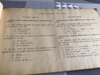 LA PRATIQUE DU VOCABULAIRE ET DE LA COMPOSITION FRANÇAISE