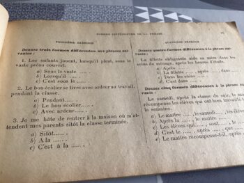 LA PRATIQUE DU VOCABULAIRE ET DE LA COMPOSITION FRANÇAISE