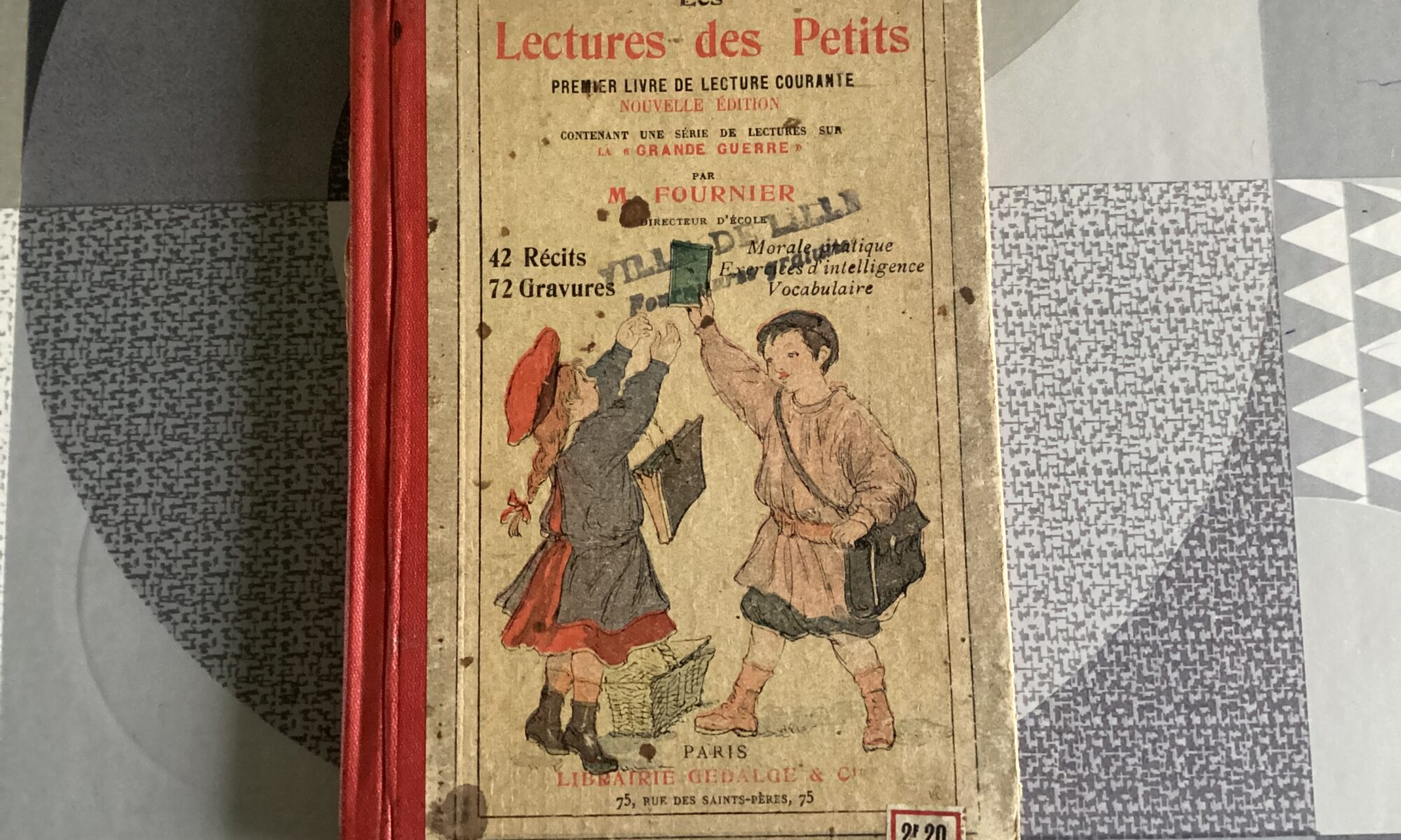 LIVRE SCOLAIRE ANCIEN LECTURES DES PETITS