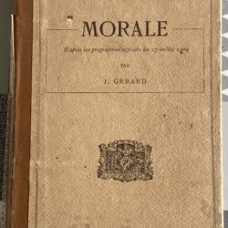 LIVRE SCOLAIRE ANCIEN MORALE DELAGRAVE