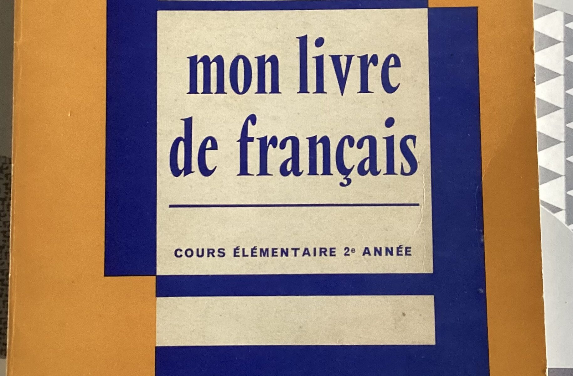 MON LIVRE DE FRANÇAIS COURS ÉLÉMENTAIRE